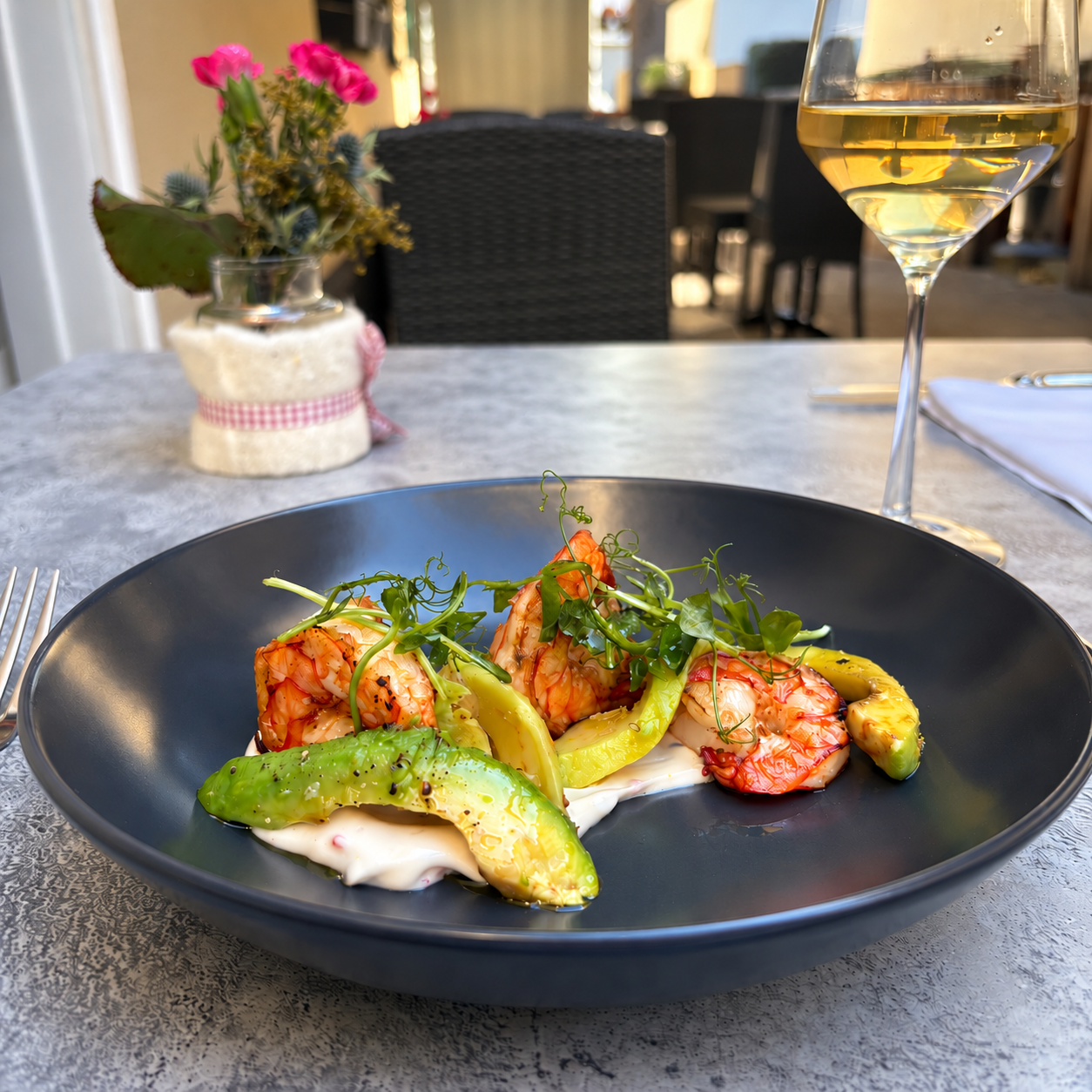 Moderne Küche für Geschäftsessen und Business Dinner Moderne Küche für Geschäftsessen im Lamm Feuerbach in Stuttgart nähe Pragsattel